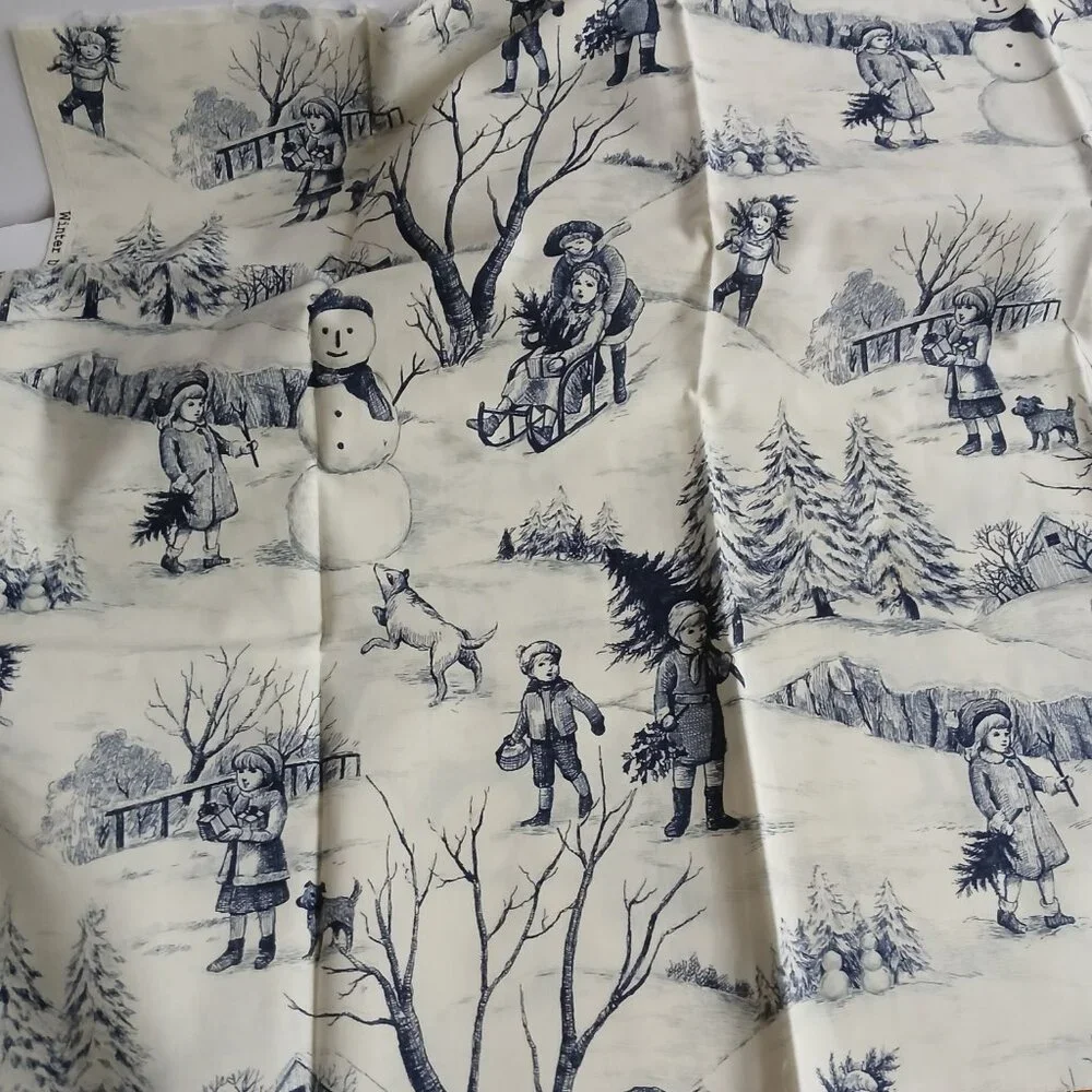 Winter Blue/Cream Pillows Or Table Runner kit by Bernina /Benartex BERWT-PIL - Picture 13 of 16
